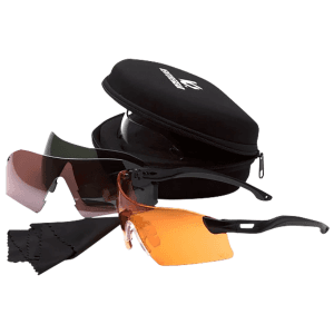 Pyramex Drop Zone Glasses Kit Multi Lens Anti-Fog Black