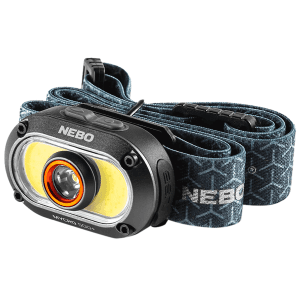 NEBO Mycro USB Rechargeable Headlamp  500 Lumens (Black/Blue)