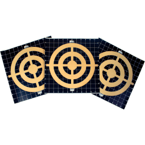 ProShot SplatterShot Hanging Paper Target 12x12 Black/Orange 3 Pack