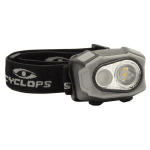 Cyclops Eflex 400 Lumen Rechargeable LED Headlamp (Black)