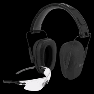 Allen ULTRX Shield Gray Ear and Eye Protection Combo