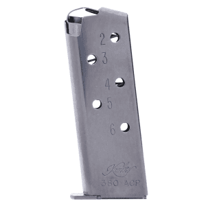 Kimber Micro .380 ACP 6rd Silver Stainless Steel Magazine