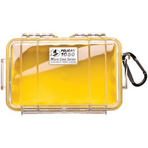 Pelican Micro Case Yellow/Clear Polycarbonate 7.99 Inch