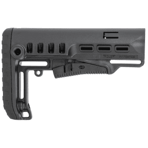 NcStar DLG087 Tactical MilSpec Stock Black Synthetic Collapsible