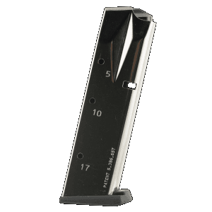 MecGar 17rd 9mm Nickel Magazine for SW 5900 Series
