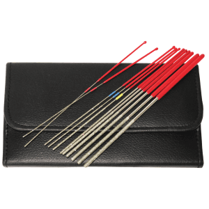 RamRodz 60021 ProSeries Micro File Diamond Coated 9 Long 12 PK Includes Case