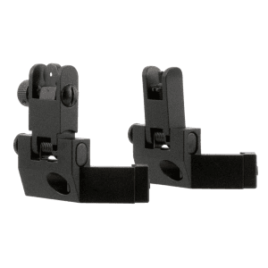 TacFire 45 Degree Flip Up Iron Sights Black Anodized AR-15