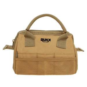 RUKX Gear Tan Tool Bag with Organization Pockets