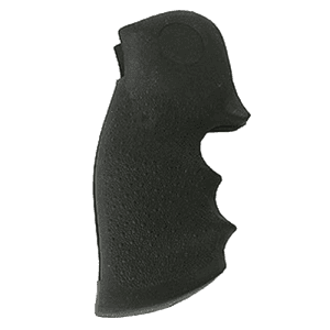 Hogue Black Rubber OverMolded Grip for Colt Python