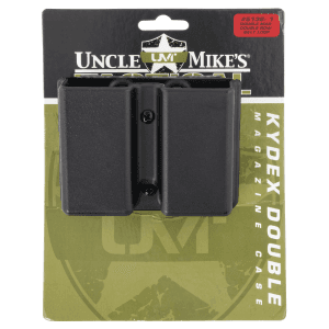 Uncle Mikes Double Mag Case Black Kydex for 9mm/.40 (1.75 Belts)
