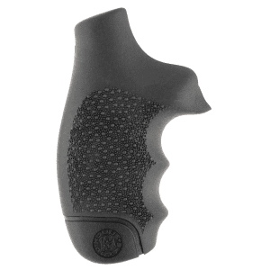 Hogue OverMolded Black Rubber Grip for SW J Frame