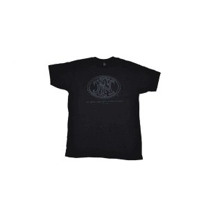 FN Herstal Carbon Fiber Logo T-Shirt  Size Large (Black)