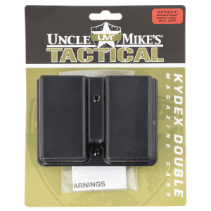 Uncle Mikes Kydex Double Mag Case Black Belt Clip