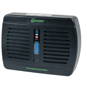 Lockdown Compact Rechargeable Dehumidifier (Black)
