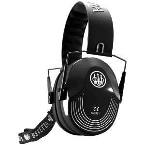Beretta Safety Pro Earmuffs 25 dB NRR Black Ergonomic Design