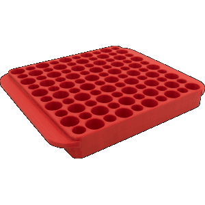 Hornady Magnum Reloading Block Red Multi-Caliber 50rd