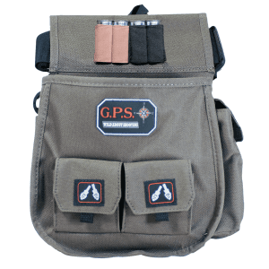 GPS Bags Double Shotshell Pouch Olive Waist Mount for Belts