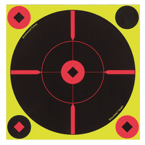 Birchwood Casey Shoot-N-C 8Crosshair Bullseye Targets  50 Pack (Black/Yellow)