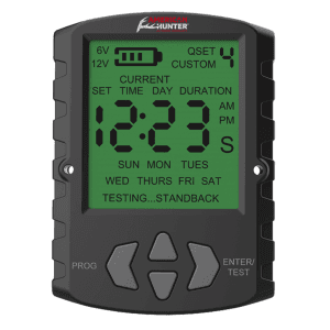 American Hunter Universal 6/12V Digital Feeder Timer Black