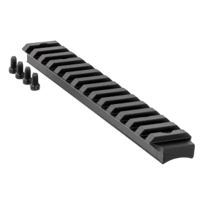 Ruger 90672 Ruger American Rifle Picatinny Scope Base Rail  Black Anodized