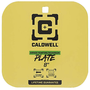 Caldwell 8 Yellow AR500 Steel Gong Target