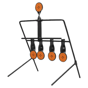 Caldwell AR500 Steel Resetting 1.50 Impact Targets (Black/Orange)