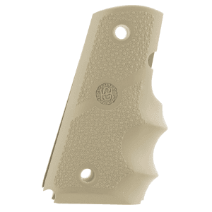 Hogue Desert Tan Rubber Grip for 1911 Officer