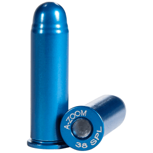 AZoom Dummy Rounds 38 Special Aluminum Blue (Box)