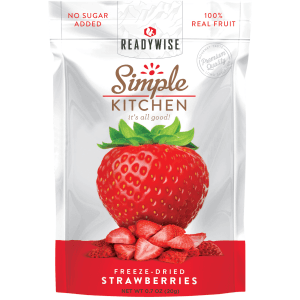 Simple Kitchen Freeze Dried Strawberry Pouch 1 Serving