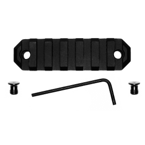 GrovTec US 3 Inch 7 Slot Keymod Picatinny Rail Black