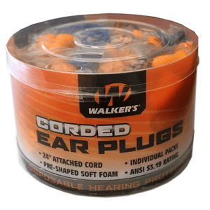 Walkers Game Ear Foam Ear Plugs 50 Pair