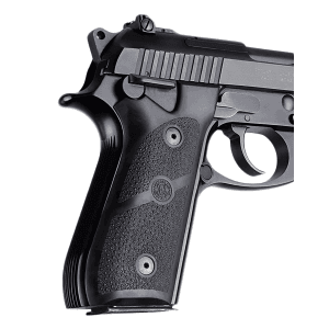 Hogue Black Rubber Grip Panels for Taurus PT92 PT99