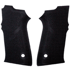 Hogue Grip Panels Durable Rubber Black