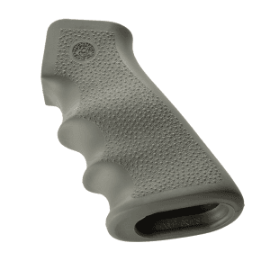 Hogue OverMolded Tactical Grip Finger Grooves Rubber OD Green