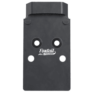 Foxtail Precision Red Dot Adapter Plate Black Anodized CZ P10