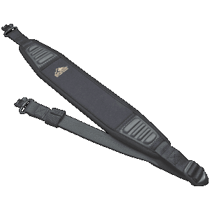 Butler Creek Rhino Rib Rifle Sling Black Nylon Padded with QD Swivels