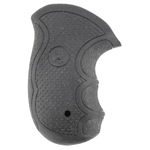 Pachmayr Diamond Pro Black Rubber Grips for SW J Frame