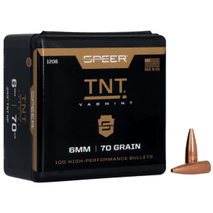 Speer TNT 6mm .243 70gr Jacketed Hollow Point 100ct