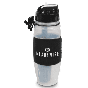 ReadyWise Seychelle Water Bottle 28oz Polymer Black/Gray