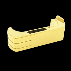 Cross Armory Mag Catch Glock Gen4/5 Gold Anodized Aluminum