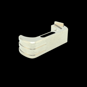 Cross Armory Mag Catch Glock Gen4/5 Silver Anodized Aluminum