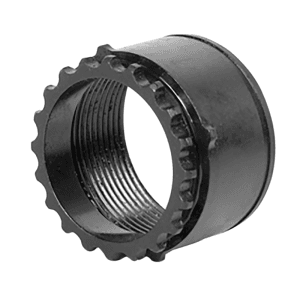 AR10 308 Barrel Nut 4130 Steel Black Phosphate Finish