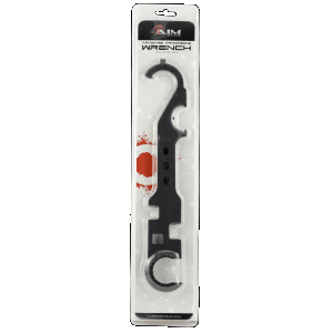 AIM Sports 12.5 Tactical Compact Combo Wrench for AR-Style Rifles (Black)