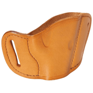 Bulldog Cases Molded Leather OWB Holster  Right Hand  Size Medium (Tan)