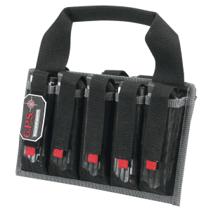 HOLDERS AND ACCESSORIES Pistol Mag Tote 10 Compartments Black Nylon