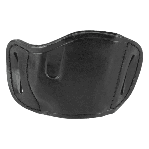 Bulldog Cases Molded Leather OWB Holster  Right Hand  Size Large (Black)