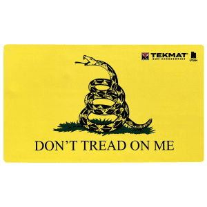 TekMat Don't Tread on Me Door Mat Black/Yellow