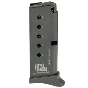 Ruger LCP 380 ACP Magazine -  6 Round Steel