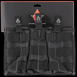 Advance Warrior Solutions Double Mag Pouch Black MOLLE
