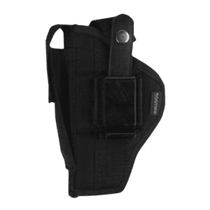 Bulldog Extreme Smooth Black Nylon Subcompact Handgun Belt Holster Size 20 FSN20